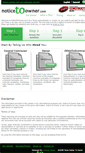 Mobile Screenshot of noticetoowner.com